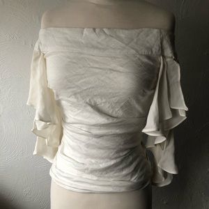 Artelier Nicole Miller OTS Flutter Top